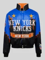 Jeff Hamilton NY Knicks Skyline Karl Anthony Towns Jacket