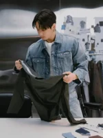 Jung Kook for Calvin Klein 90s Denim Trucker Jacket