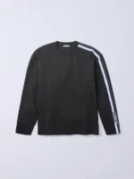 Jungkook Calvin Klein Racing Stripe LS T-Shirt Black
