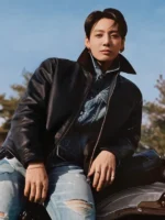 Jungkook x Calvin Klein Leather Jacket
