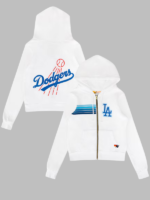 LA Dodgers Aviator Nation x MLB Five Stripe Hoodie