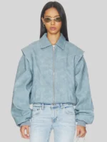 LIONESS Vista Oversized Blue Jacket