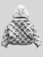 LV Monogram Boyhood Puffer Jacket Grey