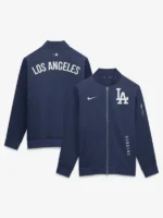 Los Angeles Dodgers Nike Dugout Bomber Jacket Navy