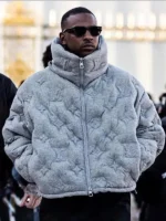 Louis Vuitton FW19 Boyhood Monogram Puffer Coat