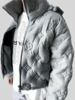 Louis Vuitton Grey Monogram Boyhood Puffer Jacket