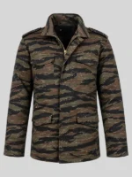 M-65 Military Field Zipper Jacket Camouflage