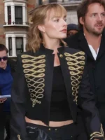 Margot Robbie McQueen Napoleon Military Jacket
