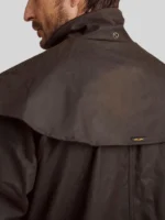 Mens Drizabone Ranger Heritage Dark Brown Long-Coat Jacket