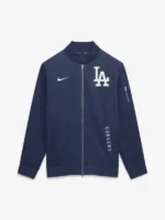 Men's Los Angeles Dodgers Nike Navy Authentic Collection Dugout Relaxed Full-Zip Bomber Jacket