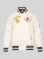 Men's San Diego Padres White MLB Jacket