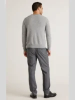 Mongolian Cashmere Crewneck Sweater Grey Quince