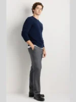 Mongolian Cashmere Navy Sweater