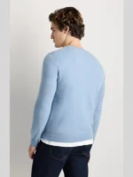 Mongolian Cashmere Sky Blue Sweater