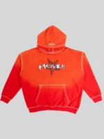 Monster Heavy Orange and Red Hoodie