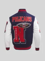 New Orleans Pelicans Mashup Varsity Jacket Navy