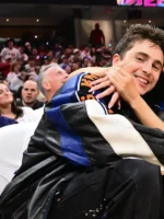 New York Knicks Timothee Leather Jacket
