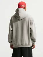Nike Solo Swoosh Grey Hoodie