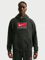 Nike Solo Swoosh Men's Fleece Pullover Hoodie Black