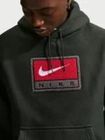 Nike Swoosh Black Pullover Hoodie
