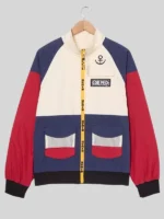 One Piece Jolly Roger Color Block Windbreaker Jacket