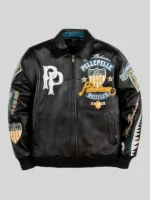 Pelle Pelle American Bruiser Plush Black Leather Jacket