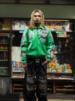 Pelle Pelle green Jacket American Bruiser Plush