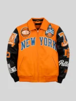 Pelle Pelle x FISLL for the city of knicks jacket