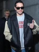 Pete Davidson Awards Jacket black and Beige