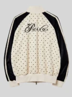 Prenda Dot Satin Track Jacket