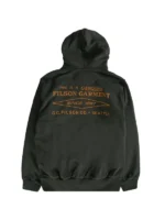 Prospector Embroidered Filson Hoodie Faded Black Gold