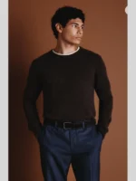 Quince Mongolian Cashmere Brown Sweater