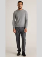 Quince Mongolian Cashmere Grey Sweater