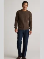Quince Mongolian Cashmere Sweater Brown