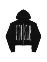 Riot Scars NFITI Zip-Up Hoodie Black