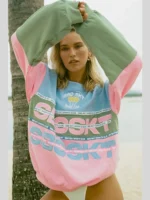 Sabo Nakia Sweater Pink Green