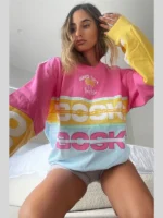 Sabo Nakia Sweater Pink yellow