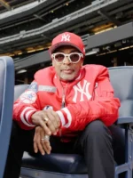 Spike Lee NY Yankees Red Bomber Jacket