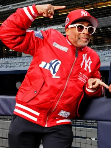 Spike Lee New York Yankees Jacket Red Bomber