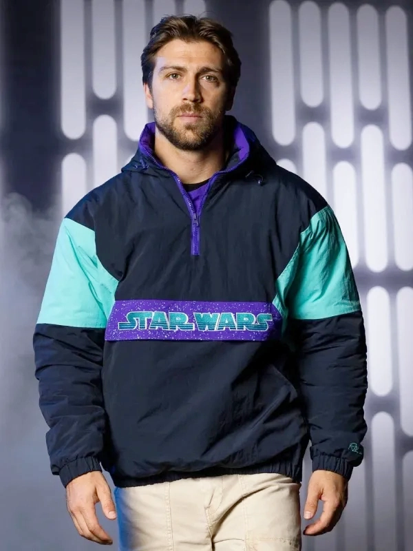 Star Wars Throwback Boba Anorak Jacket Star Wars Throwback Boba Anorak Jacket