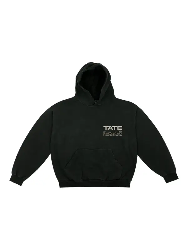 Tate Lips Hoodie Black Tate Lips Hoodie Black