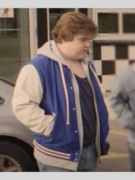 This Too Shall Pass Jeremy Ray Taylor Blue Varsity Jacket