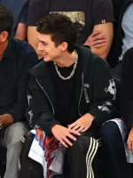 Timothée Chalamet Chrome Hearts Black Zip Hoodie