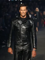 Tom Brady Gucci Resort 2027 Leather Jacket