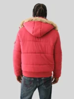 True Religion Fur Jacket Red