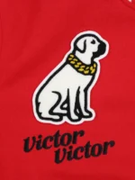 Victor Victor x Eric Emanuel Varsity Jacket Red