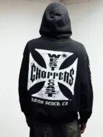 West Coast Choppers Core Logo Hoodie Black