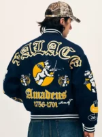 Wolfgang Palace Varsity Jacket navy
