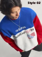 World Cup USA 94 Graphic Sweatshirt White And Blue