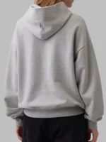 Young Miko Hoodie Grey Heavyweight Logo